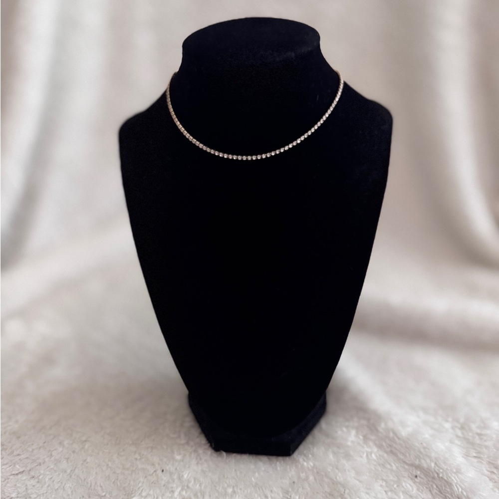 Source Unknown Silver Necklace Minimalist Chain Design